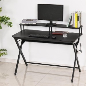 Mesa para Ordenador GENEBRA, en Madera, color Negro