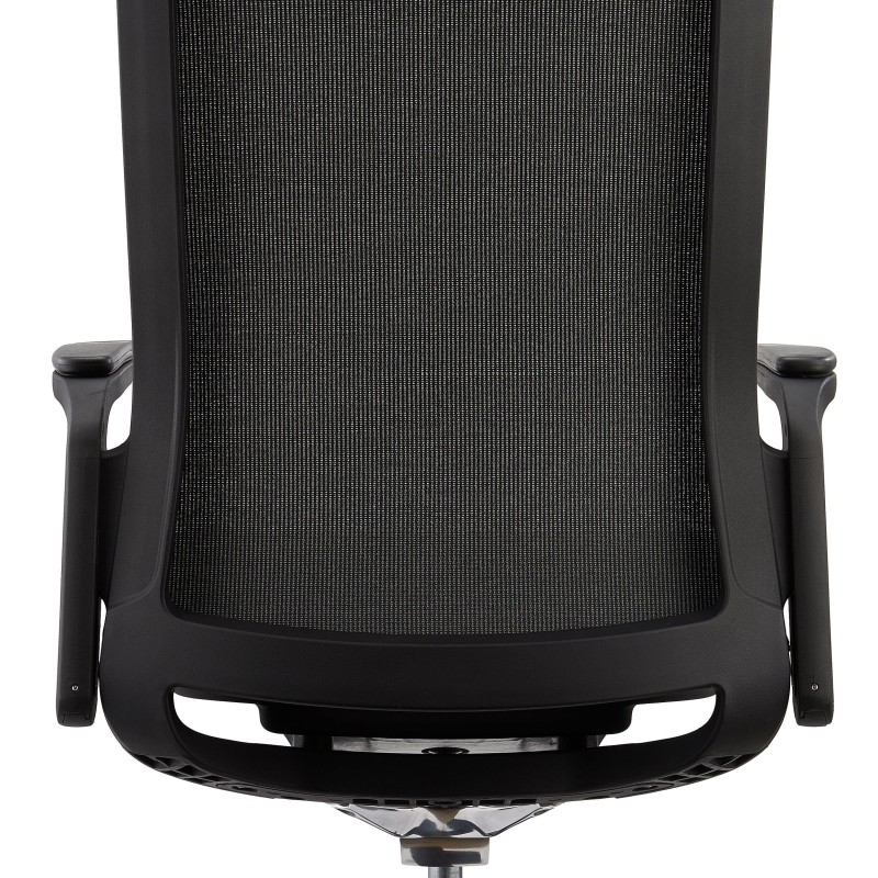 Silla de Oficina Ergonómica VELVET, elegante diseño, en negro