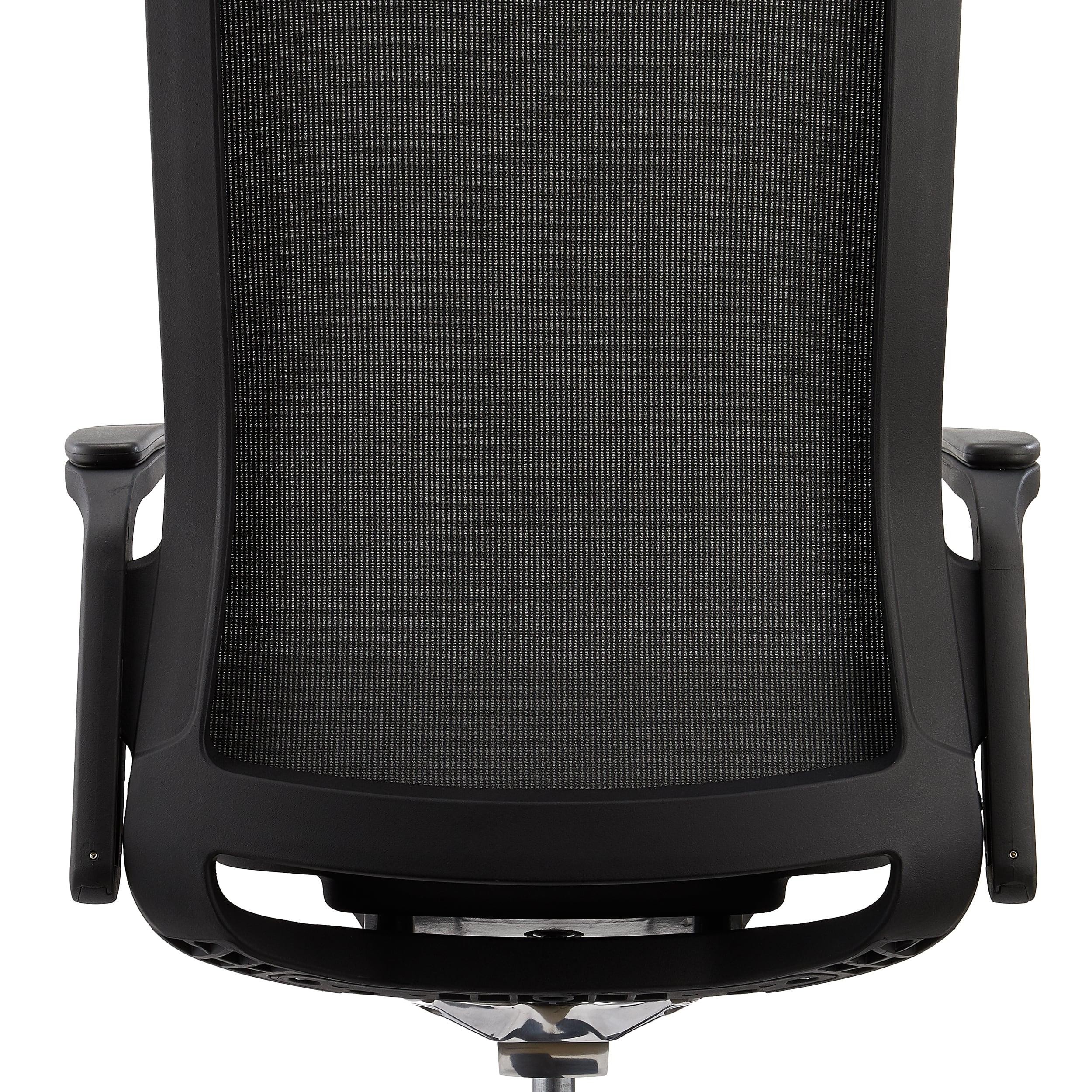Silla de Oficina Ergonómica VELVET, Uso Profesional 8H, Elegante Diseño, Ajustable, En Negro