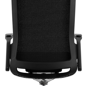 Silla de Oficina Ergonómica VELVET, elegante diseño, en negro