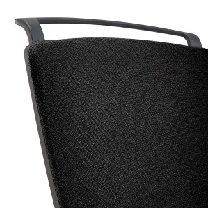 Silla de Oficina Ergonómica VELVET, elegante diseño, en negro