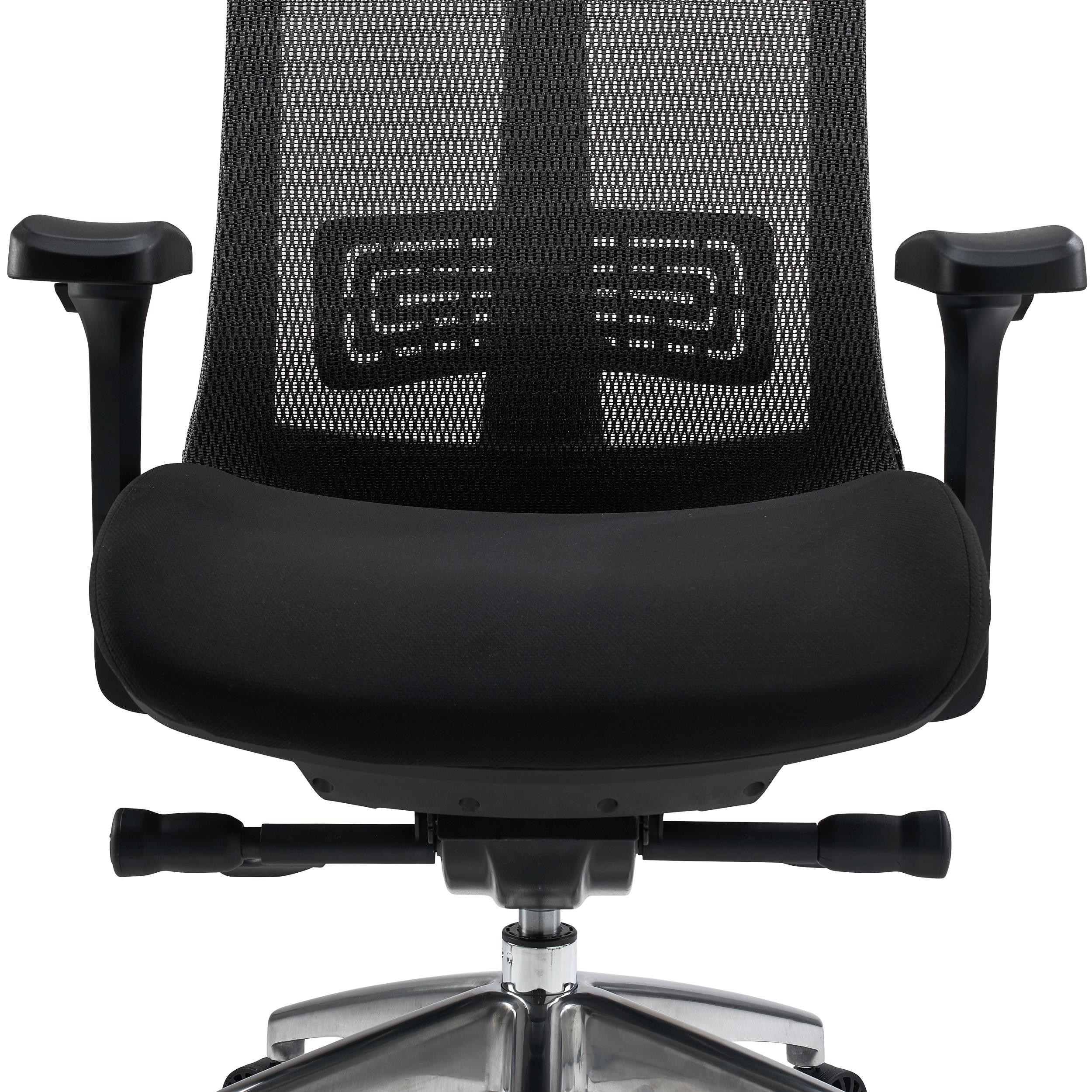 Silla Ergonómica RAPTOR, Avanzado Diseño, Máxima Adaptabilidad, Uso Profesional, En Negro