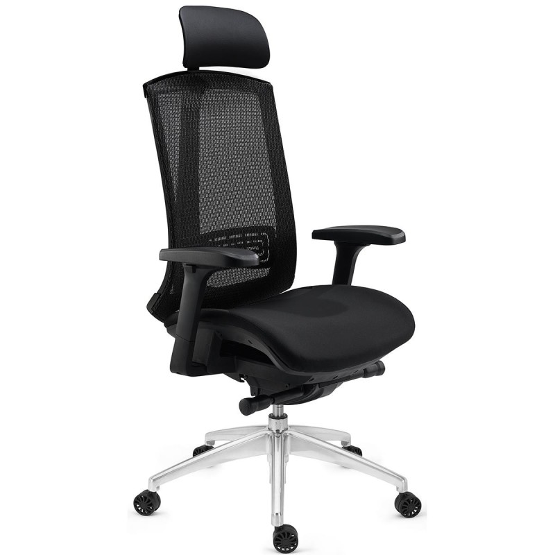 Silla ergonómica RAPTOR, totalmente ajustable, gran calidad, negro