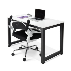 Silla de Oficina Plegable FOLD, reposabrazos abatibles, en negro