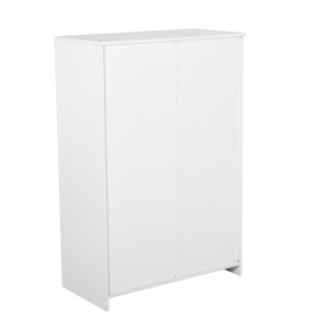 Armario de Oficina SERVI, amplia superficie almacenaje, en Madera color Blanco