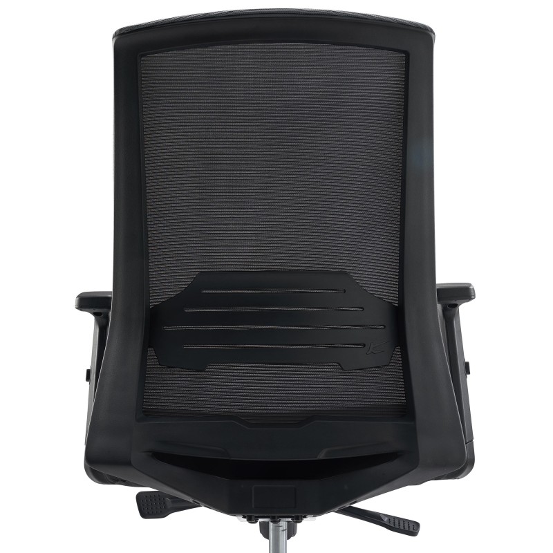 Silla de Oficina MIAMI PRO, mecanismo synchro, base metal, negro