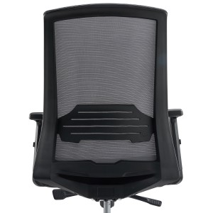 Silla de Oficina MIAMI PRO, mecanismo synchro, base metal, negro