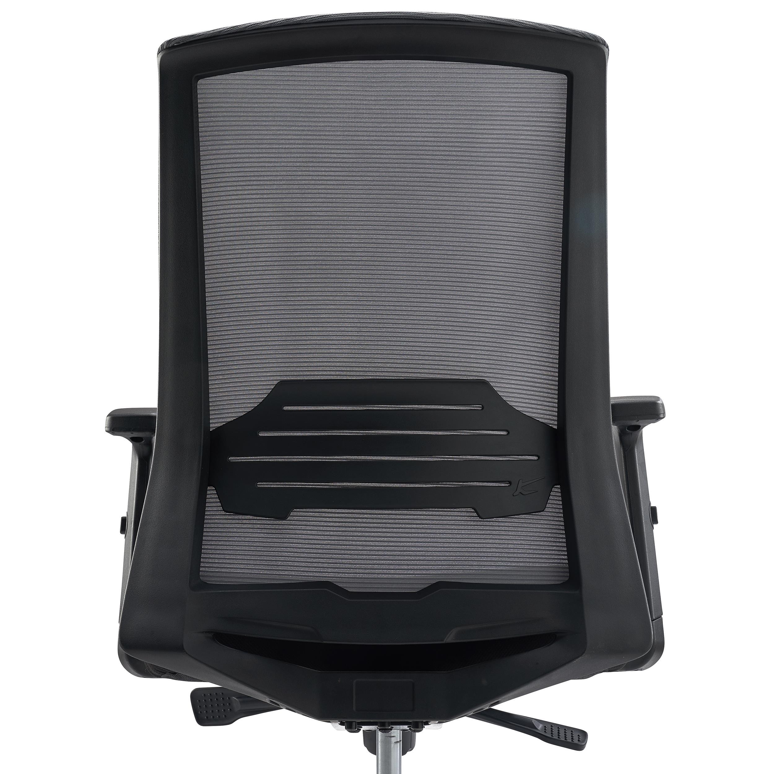 Silla de Oficina MIAMI PRO, Mecanismo Sincro, Base de Metal, Soporte Lumbar, En Negro