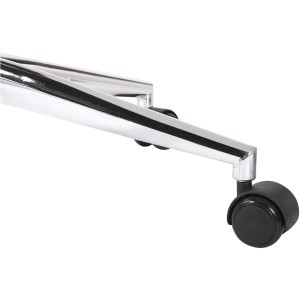 Silla de Oficina HAWAI en Madera Nogal y Piel color Negro