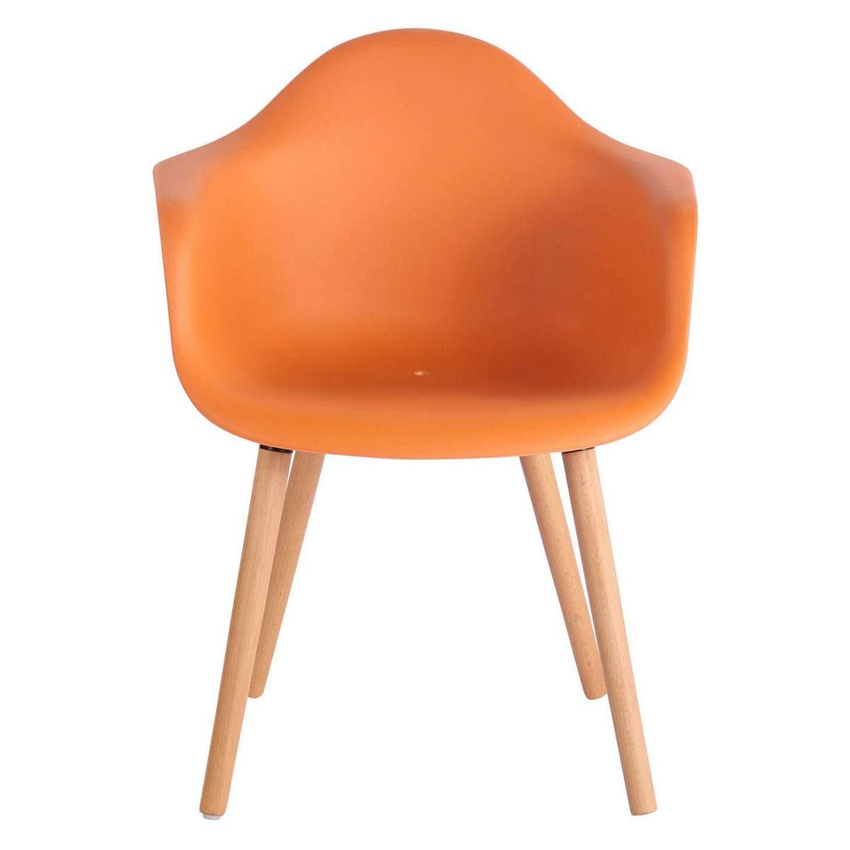 Silla de Confidente MARA, Diseño Moderno, Patas de Madera Claras, color Negro