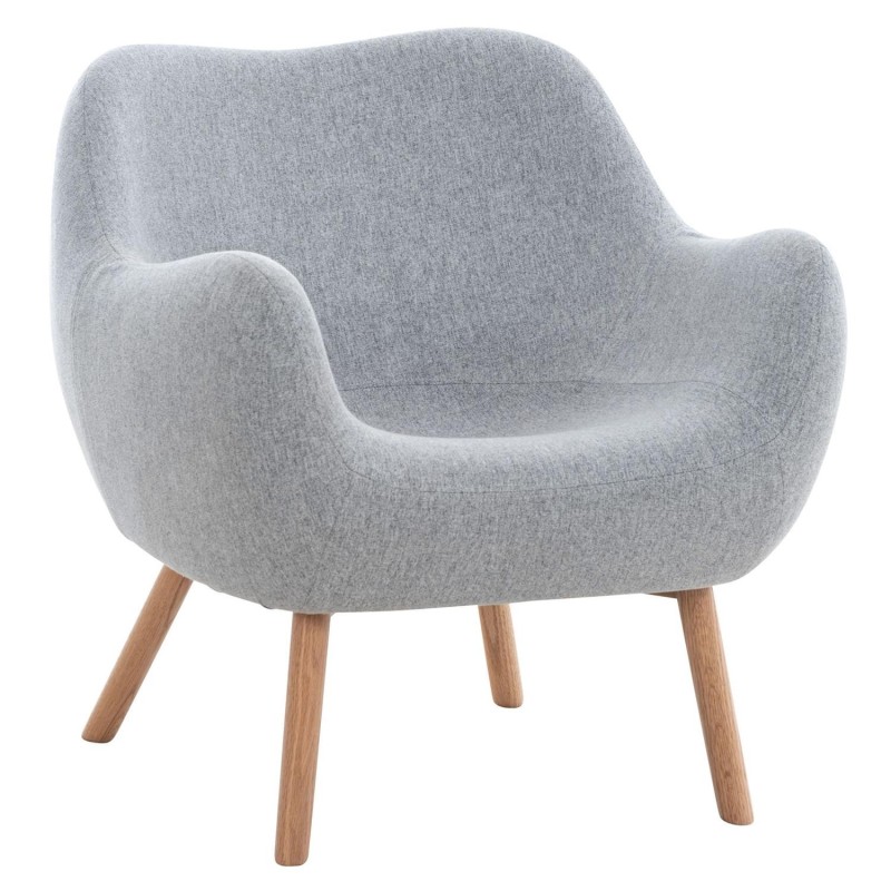 Silla de Confidente MALTA Patas en Madera, Negro