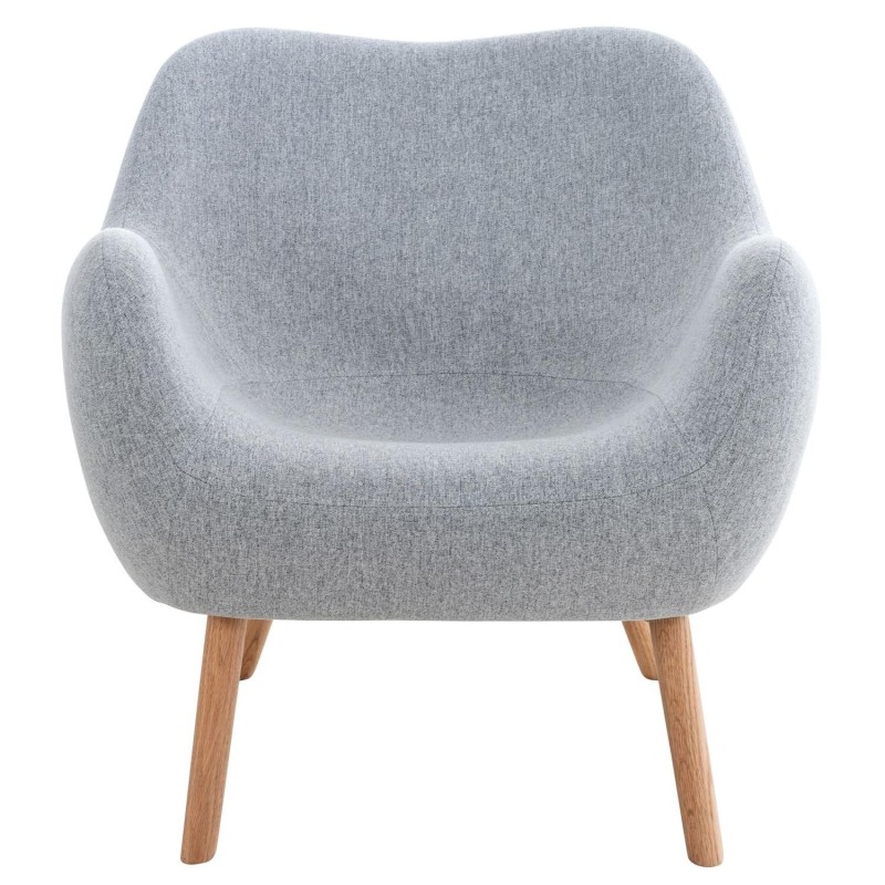 Silla de Confidente MALTA Patas en Madera, Negro