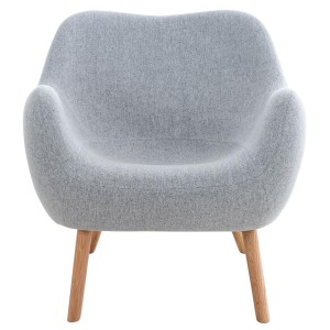 Silla de Confidente MALTA Patas en Madera, Negro