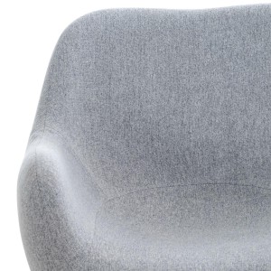 Silla de Confidente MALTA Patas en Madera, Negro