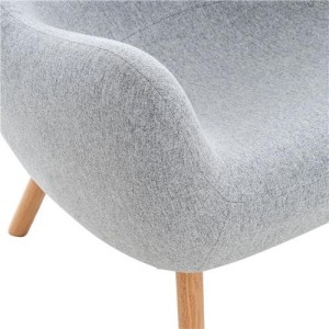 Silla de Confidente MALTA Patas en Madera, Negro