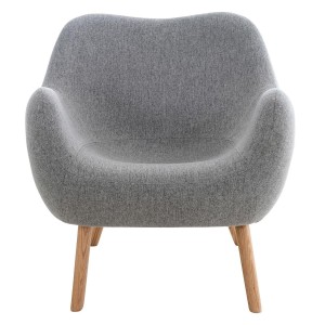 Silla de Confidente MALTA Patas en Madera, Negro