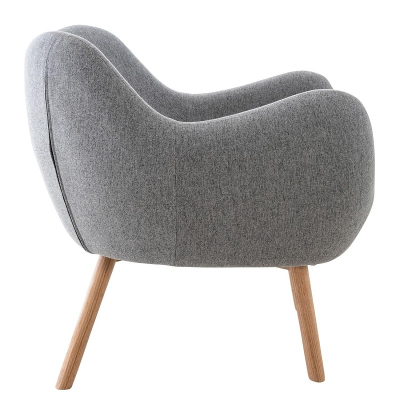 Silla de Confidente MALTA Patas en Madera, Negro