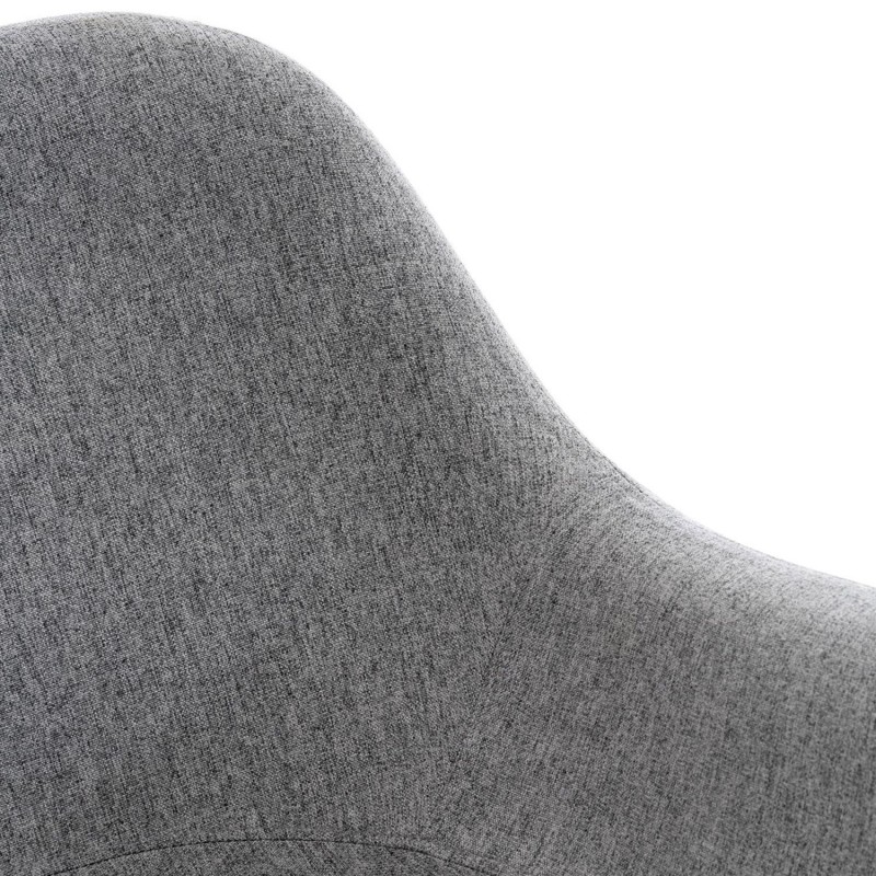 Silla de Confidente MALTA Patas en Madera, Negro