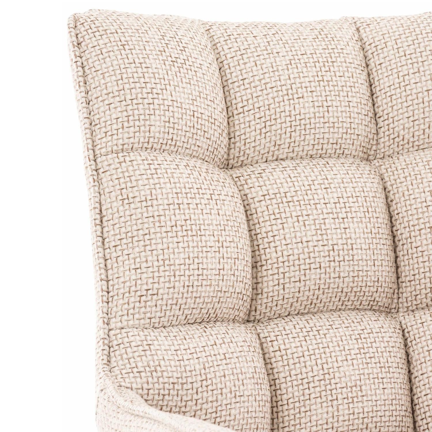 Silla de Confidente TANGO, Gran Acolchado, Patas Acero Inoxidable, en Tela color Azul