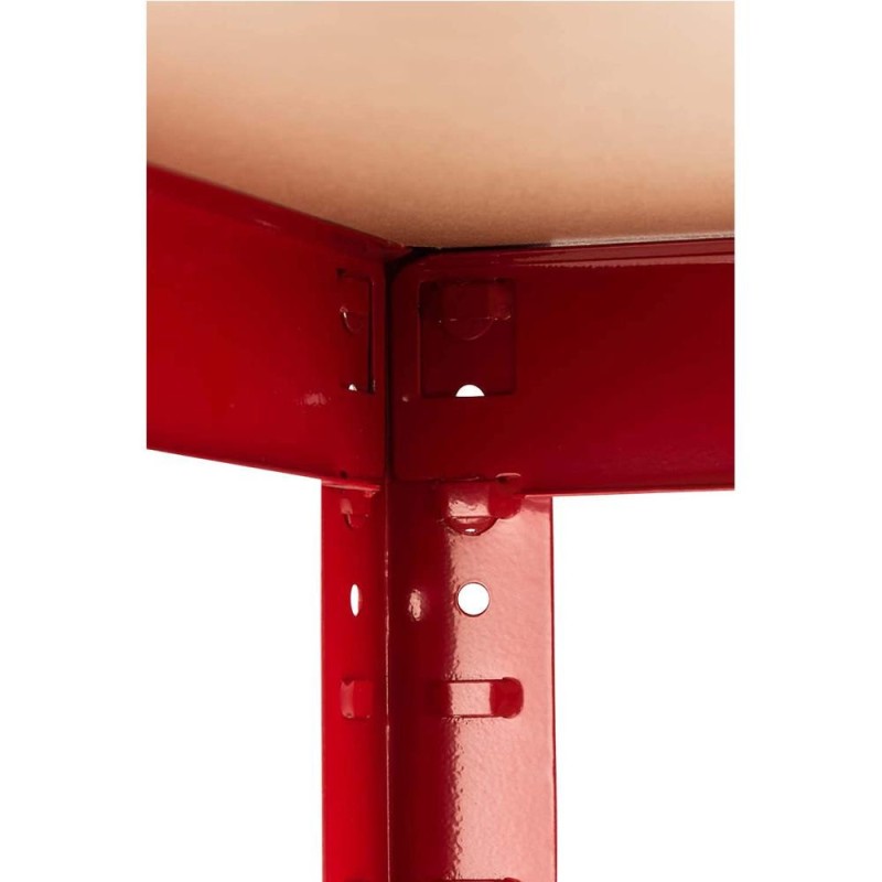 Estantería Metálica Esquinera RUBIC color Rojo