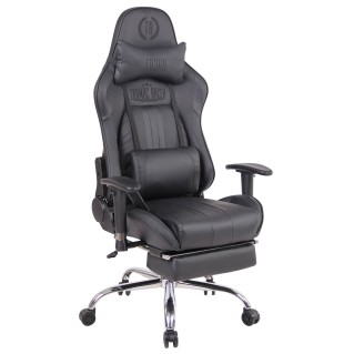 Silla Gaming LAUDA en Piel Negro