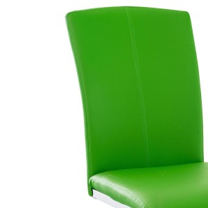 Silla de Confidente FOSTER en Piel color Negro