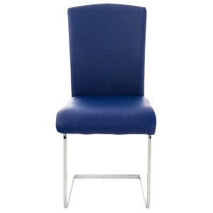 Silla de Confidente FOSTER en Piel color Negro