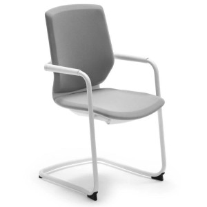 Silla de Confidente OSCAR en Tela color Negro