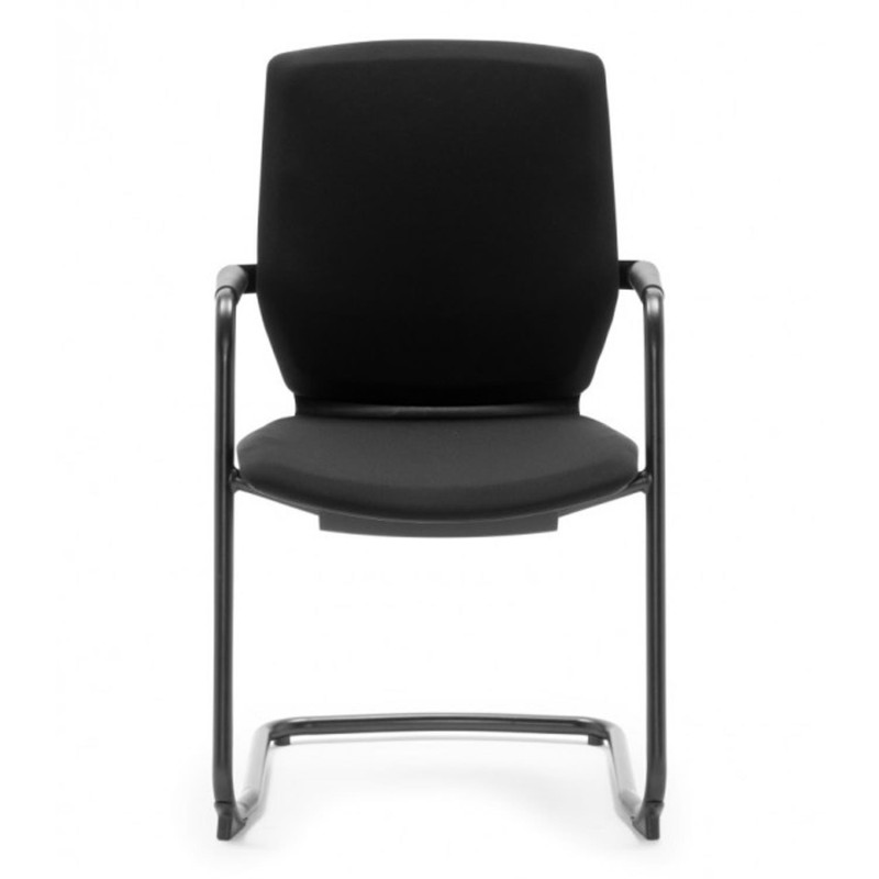 Silla de Confidente OSCAR en Tela color Negro