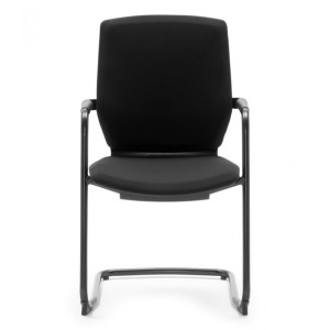 Silla de Confidente OSCAR en Tela color Negro