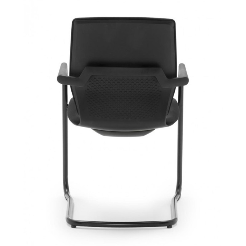 Silla de Confidente OSCAR en Tela color Negro