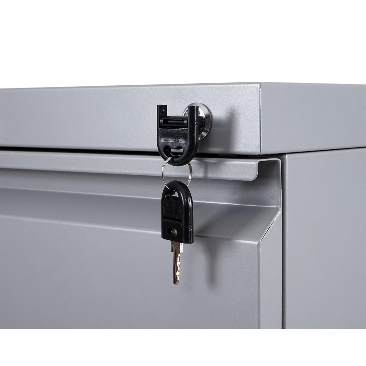 Archivador con Ruedas FOLDER, 3 Cajones, Dimensiones 40x50x64 cm, color Blanco