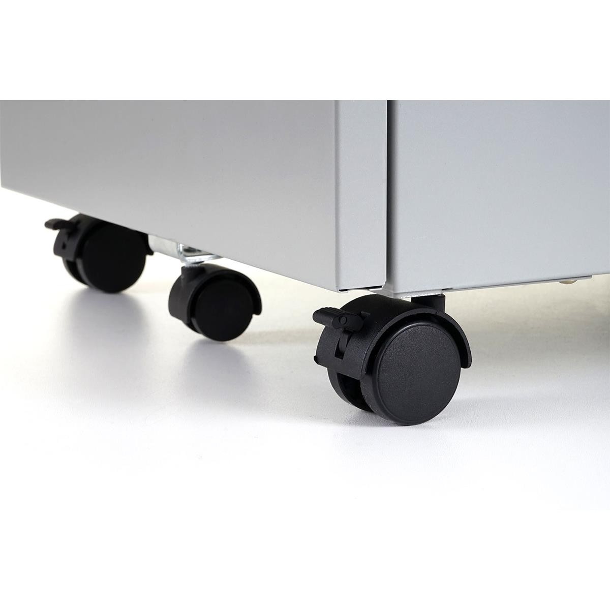 Archivador con Ruedas FOLDER, 3 Cajones, Dimensiones 40x50x64 cm, color Blanco
