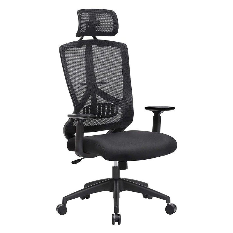Silla Ergonómica NEMO en Malla Transpirable color Negro