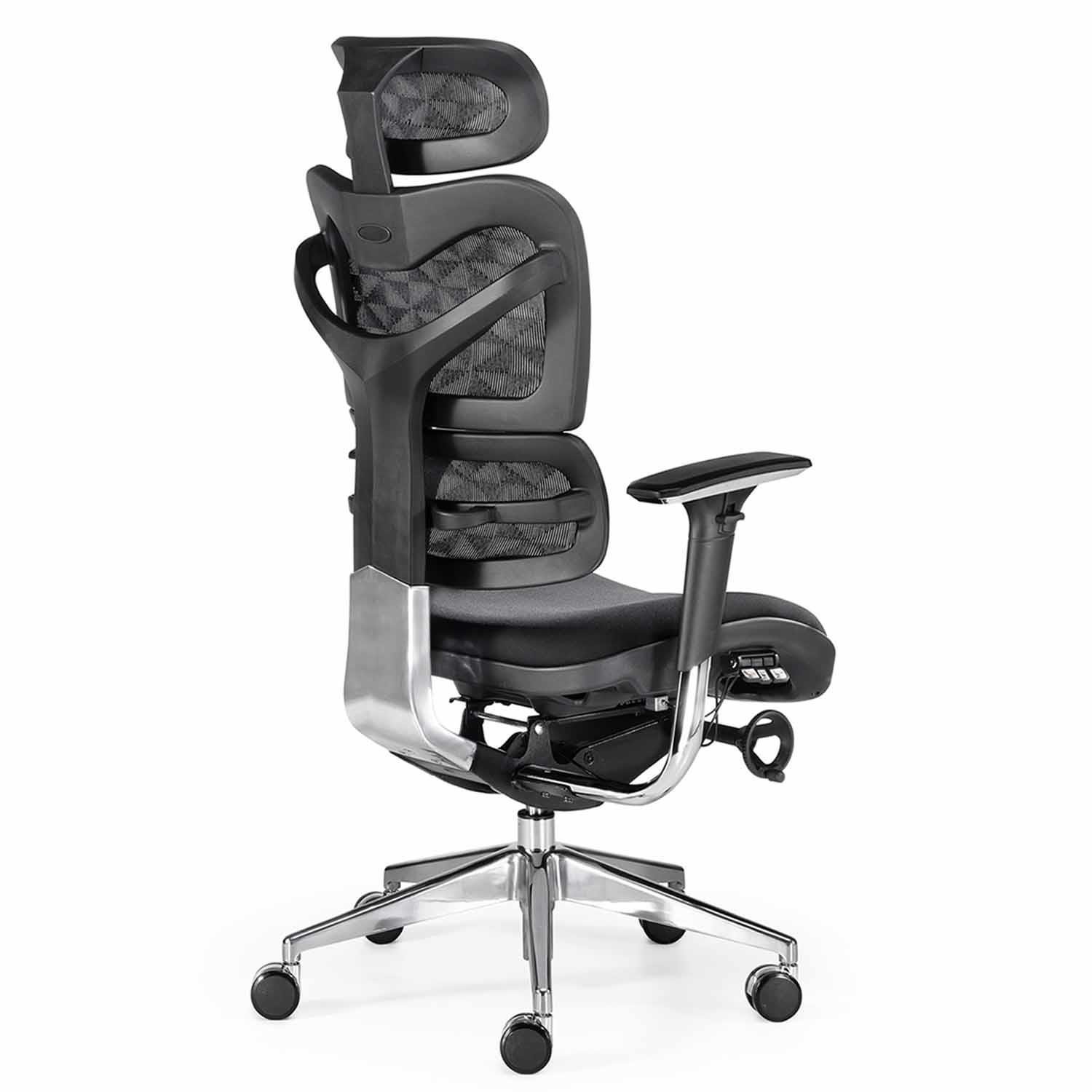 Silla ergonómica PROWORK, Totalmente Ajustable, en Malla Transpirable, color Negro