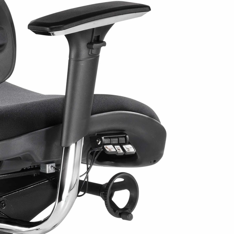 Silla ergonómica PROWORK, Totalmente Ajustable, color Negro