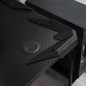 Mesa Gaming ALEXIS color Negro y Rojo