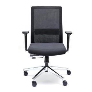 Silla de Oficina ALBI en Malla y Tela Negra 2
