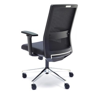 Silla de Oficina ALBI en Malla y Tela Negra