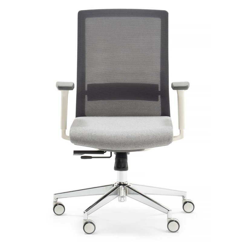 Silla de Oficina ALBI en Malla y Tela Negra