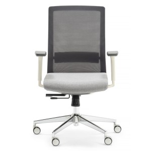 Silla de Oficina ALBI en Malla y Tela Negra