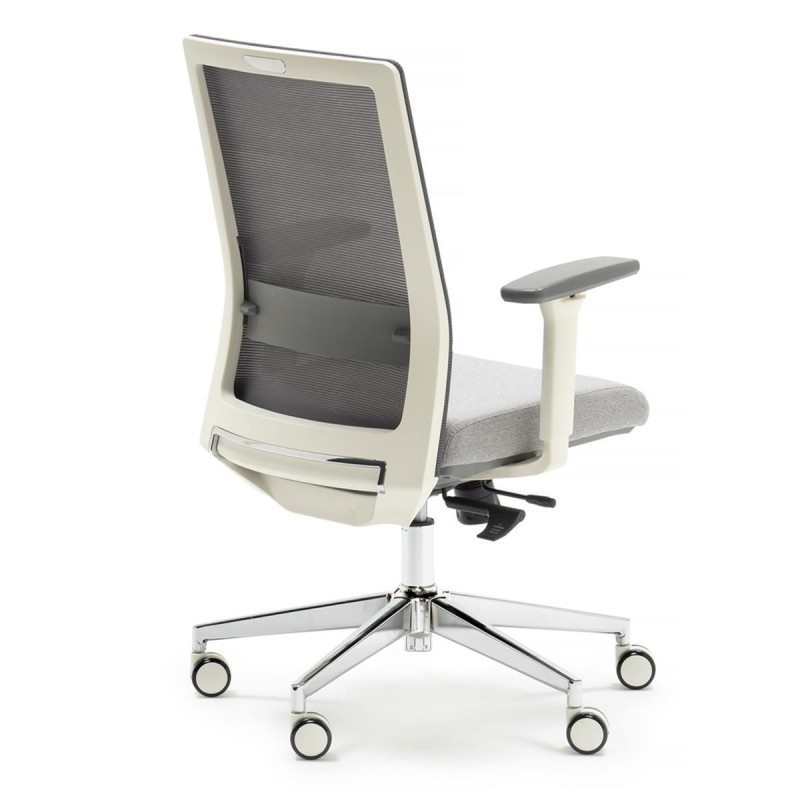 Silla de Oficina ALBI en Malla y Tela Negra