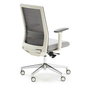 Silla de Oficina ALBI en Malla y Tela Negra