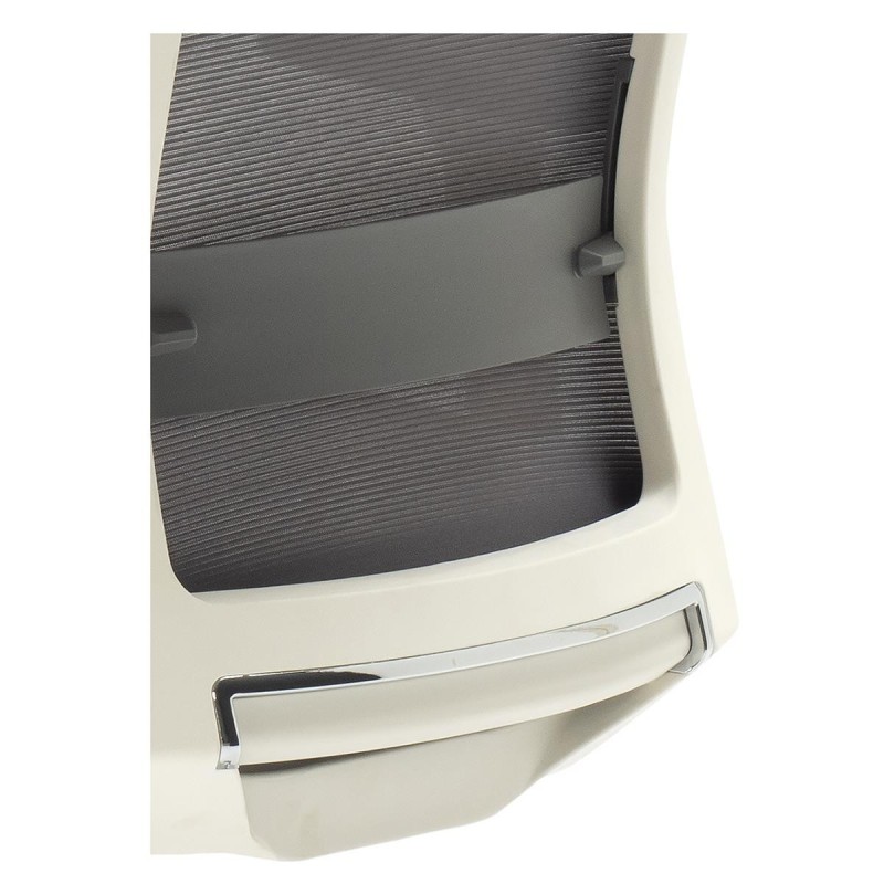 Silla de Oficina ALBI en Malla y Tela Negra