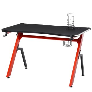 Mesa Gaming ALEXIS LED color Negro y Rojo 2