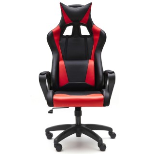 Silla Gaming CASIO en Piel Negro y Rojo 2