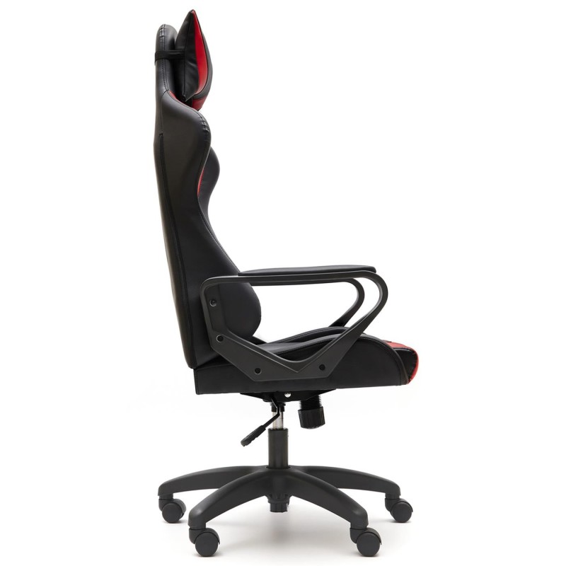 Silla Gaming CASIO en Piel Negro y Rojo