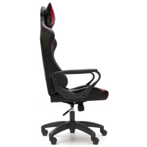 Silla Gaming CASIO en Piel Negro y Rojo