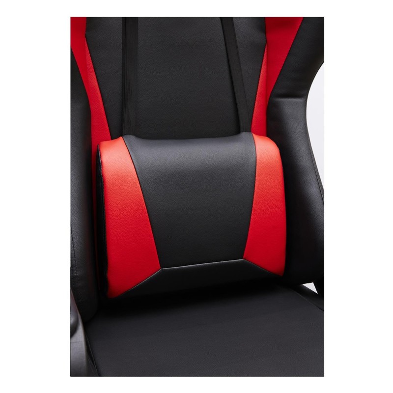 Silla Gaming CASIO en Piel Negro y Rojo