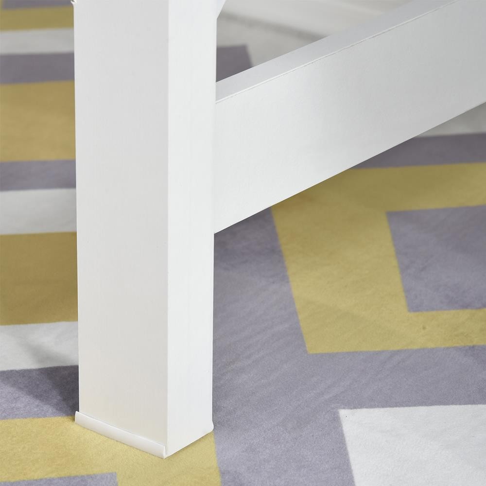 Mesa para Ordenador PETER, 105x50x76 cm, en Madera color Blanco